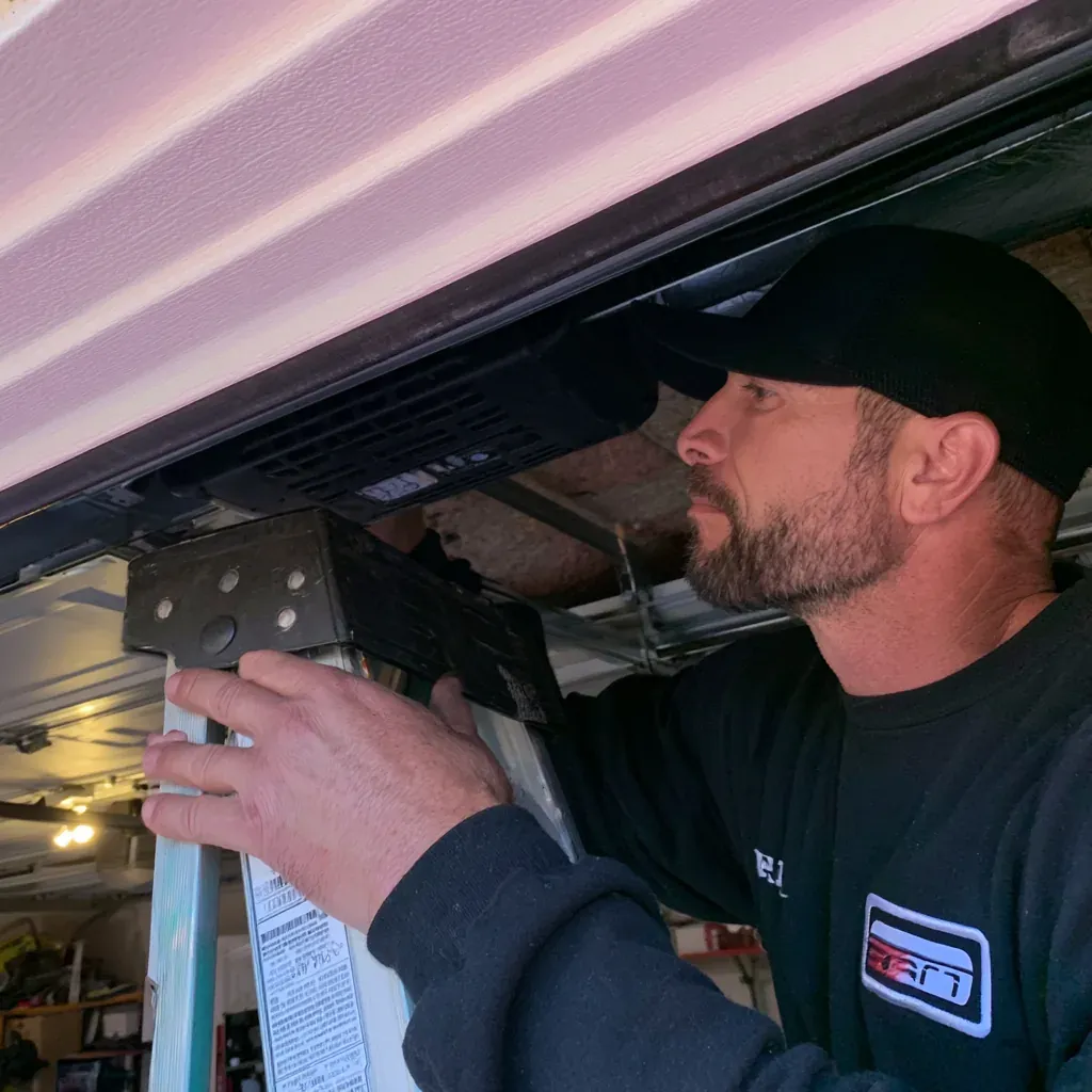How a Garage Door Comes Off Its Track